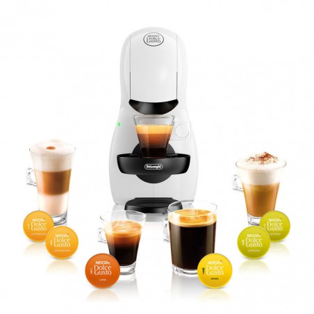 Macchina da caffè De Longhi Piccolo XS EDG110.WB Bianco + Omaggio Capsule