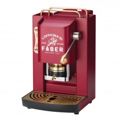 FABER SLOT DELUXE CHERRY RED & GOLD Macchina a Cialde
