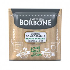 150 Cialde Caffè Borbone Miscela Nera ESE 44 Compostabili