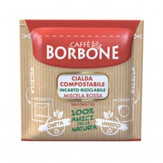 50 Cialde Caffè Borbone Miscela Rossa ESE 44 Compostabili
