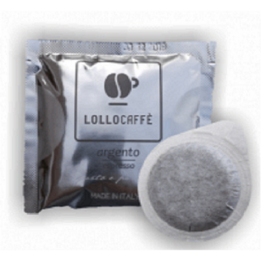 150 Cialde Lollo Caffè Miscela Argento ESE 44 MM