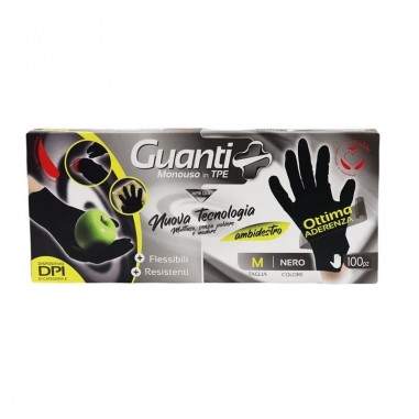 SETA BLU GUANTI MONOUSO IN TPE CONFEZIONE DA...