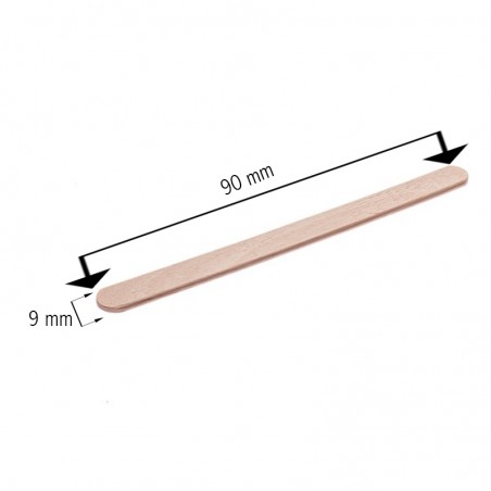 1000 Palettine IMBUSTATE Legno per Caffe' COMPOSTABILI 90 MM monouso biodegradabile