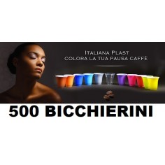 500 BICCHIERINI CAFFE' IN PLASTICA 80CC