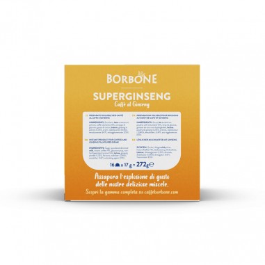 16 Capsule Borbone al SuperGinseng Compatibile...
