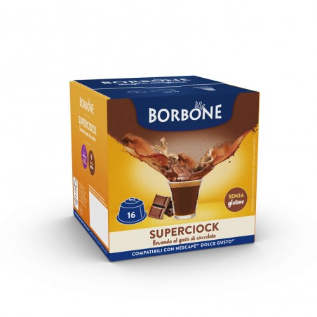16 Capsule Borbone al SuperCiock  Compatibile Nescafè Dolce Gusto