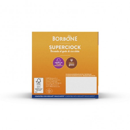 16 Capsule Borbone al SuperCiock  Compatibile Nescafè Dolce Gusto