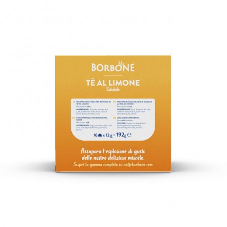 16 Capsule Borbone Tè al Limone Compatibile Nescafè Dolce Gusto