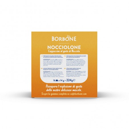 16 Capsule Borbone Nocciolone Compatibile Nescafè Dolce Gusto