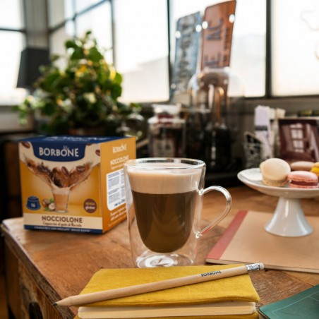 16 Capsule Borbone Nocciolone Compatibile Nescafè Dolce Gusto