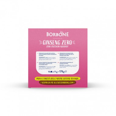 16 Capsule Borbone GINSENG ZERO Per Caffè Al...