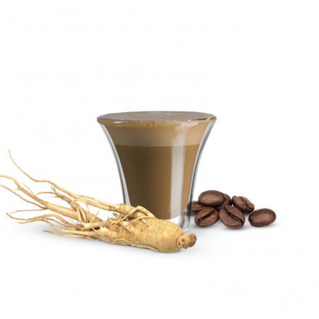 16 Capsule Borbone GINSENG ZERO Per Caffè Al Latte e Ginseng Compatibile Nescafè Dolce Gusto