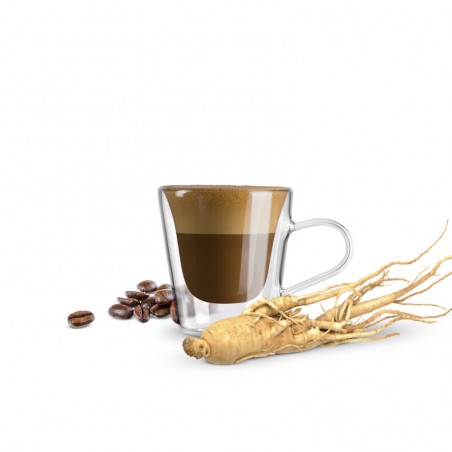16 Capsule Borbone per bevanda solubile al GINSENG AMARO Compatibile Nescafè Dolce Gusto