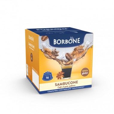 16 Capsule Borbone Per Bevanda Solubile Al...