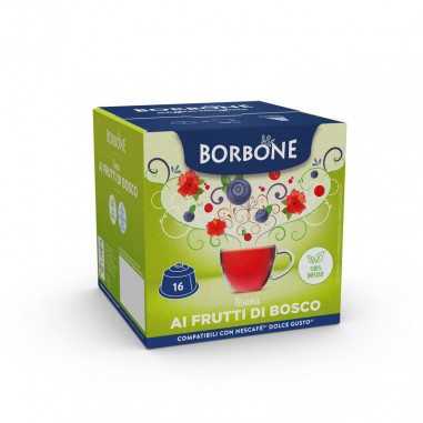 16 Capsule Borbone Per TISANA AI FRUTTI DI...