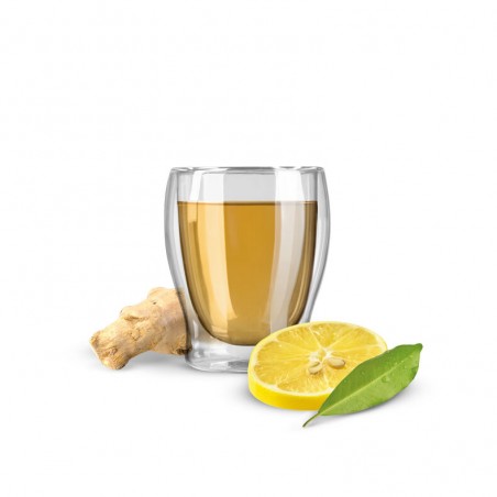 16 Capsule Borbone Per TISANA ZENZERO E LIMONE Compatibile Nescafè Dolce Gusto