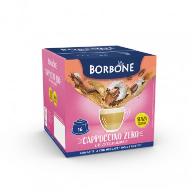 16 Capsule Borbone CAPPUCCINO ZERO Per Bevanda...