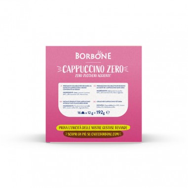 16 Capsule Borbone CAPPUCCINO ZERO Per Bevanda...
