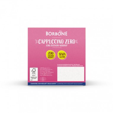 16 Capsule Borbone CAPPUCCINO ZERO Per Bevanda...