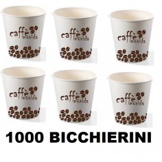 1000 BICCHIERINI CAFFE' IN CARTA BIO 75cc 20 CONFEZIONI X...