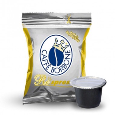 100 Capsule Respresso Caffè Borbone Miscela Oro...