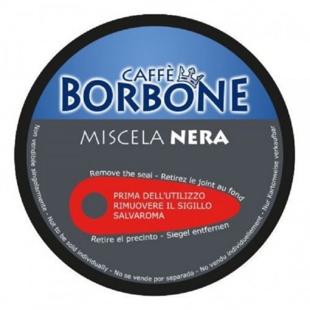 90 Capsule Caffè Borbone Miscela Nera Compatibile Dolce Gusto