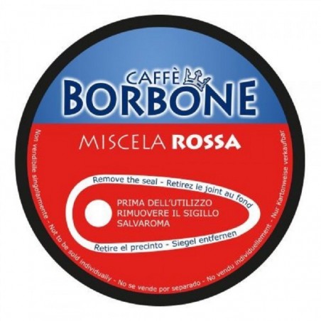 90 Capsule Caffè Borbone Miscela Rossa Compatibile Dolce Gusto