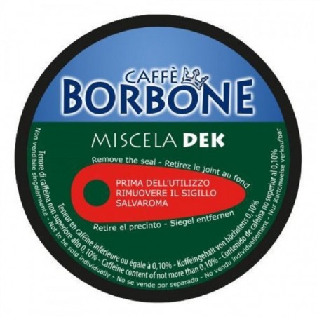 90 Capsule Caffè Borbone Miscela Dek Compatibile Dolce Gusto