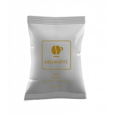100 Capsule Lollo Caffè Miscela Oro Compatibile...