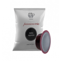 100 Capsule Lollo Caffè Miscela Nero Compatibile A Modo Mio