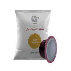 100 Capsule Lollo Caffè Miscela Oro Compatibile A Modo Mio