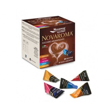 Zucchero Aromatizzato Novaroma 80 PZ  GUSTI MISTI