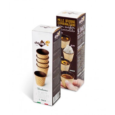CHOCUP MINI 30 ml Bicchierini Wafer 5 PZ