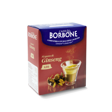 16 Capsule Borbone al Ginseng Compatibile...