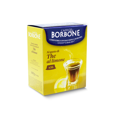 16 Capsule Borbone The al Limone Compatibile...