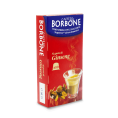 10 Capsule Borbone al Ginseng Compatibile Nespresso