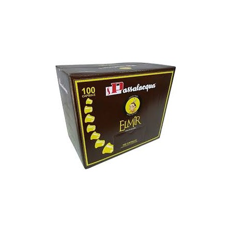 100 Capsule Caffè Passalacqua Miscela Elmir Compatibili Nespresso