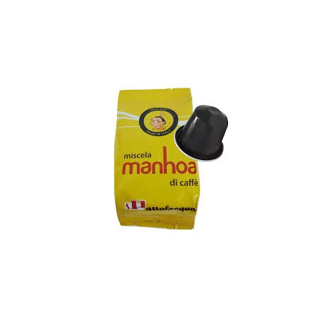 100 Capsule Caffè Passalacqua Miscela Manhoa Compatibili Nespresso