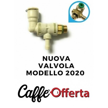 Ricambio Nuova Valvola 3 Vie per Macchina da Caffè Faber Slot