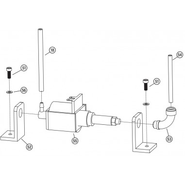 Coppia Antivibranti Pompa per Faber Slot