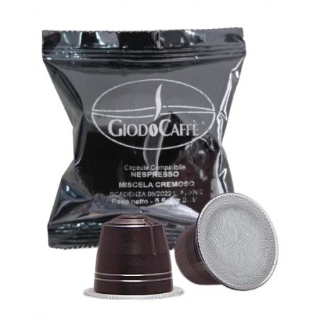 100 Capsule Caffè Giodo Miscela Cremoso Compatibili Nespresso
