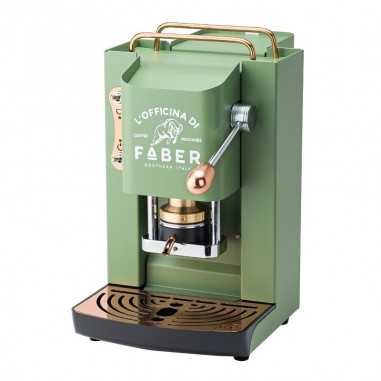 FABER SLOT DELUXE Acid Green & Brass Macchina a...