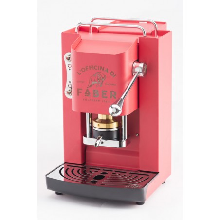 FABER SLOT DELUXE Coral Pink & Silver Macchina a Cialde